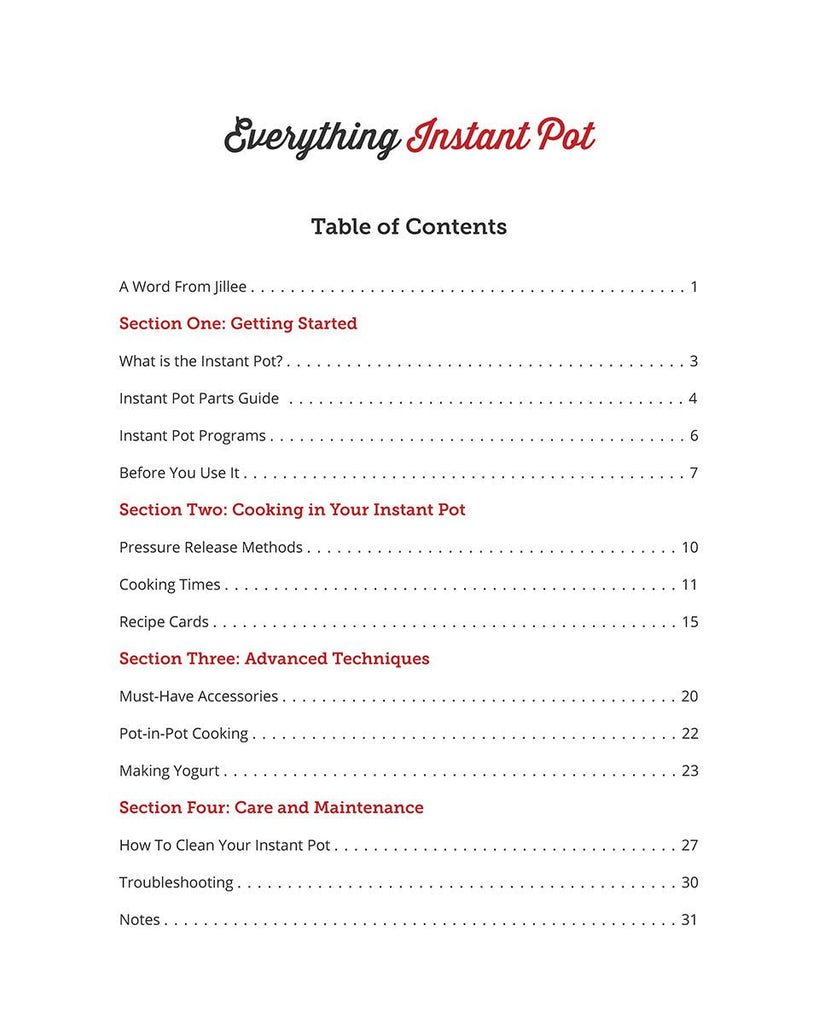 Everything Instant Pot eBook – By Jillee Shop